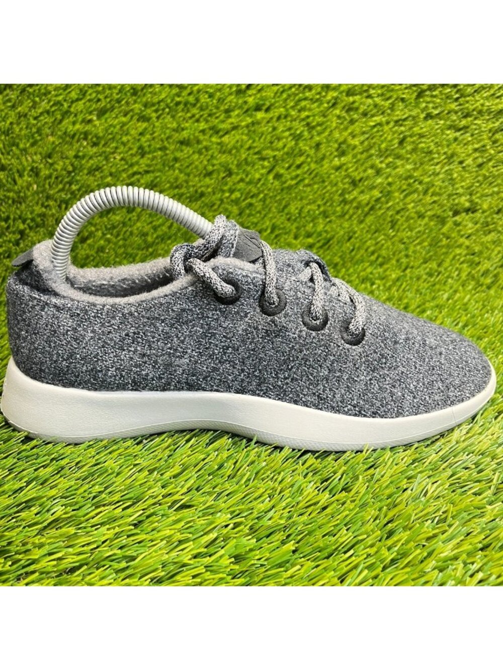 Allbirds Wool Runners Mens Size 8 Gray White Casual Walking Shoes Sneakers